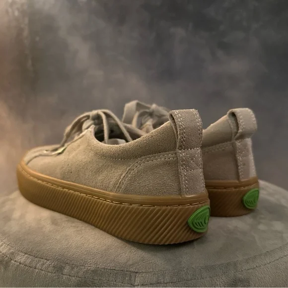 NWOT Anthropologie CARIUMA OCA Low Burnt Sand Suede Sneakers Unisex size 7 - Picture 7 of 9